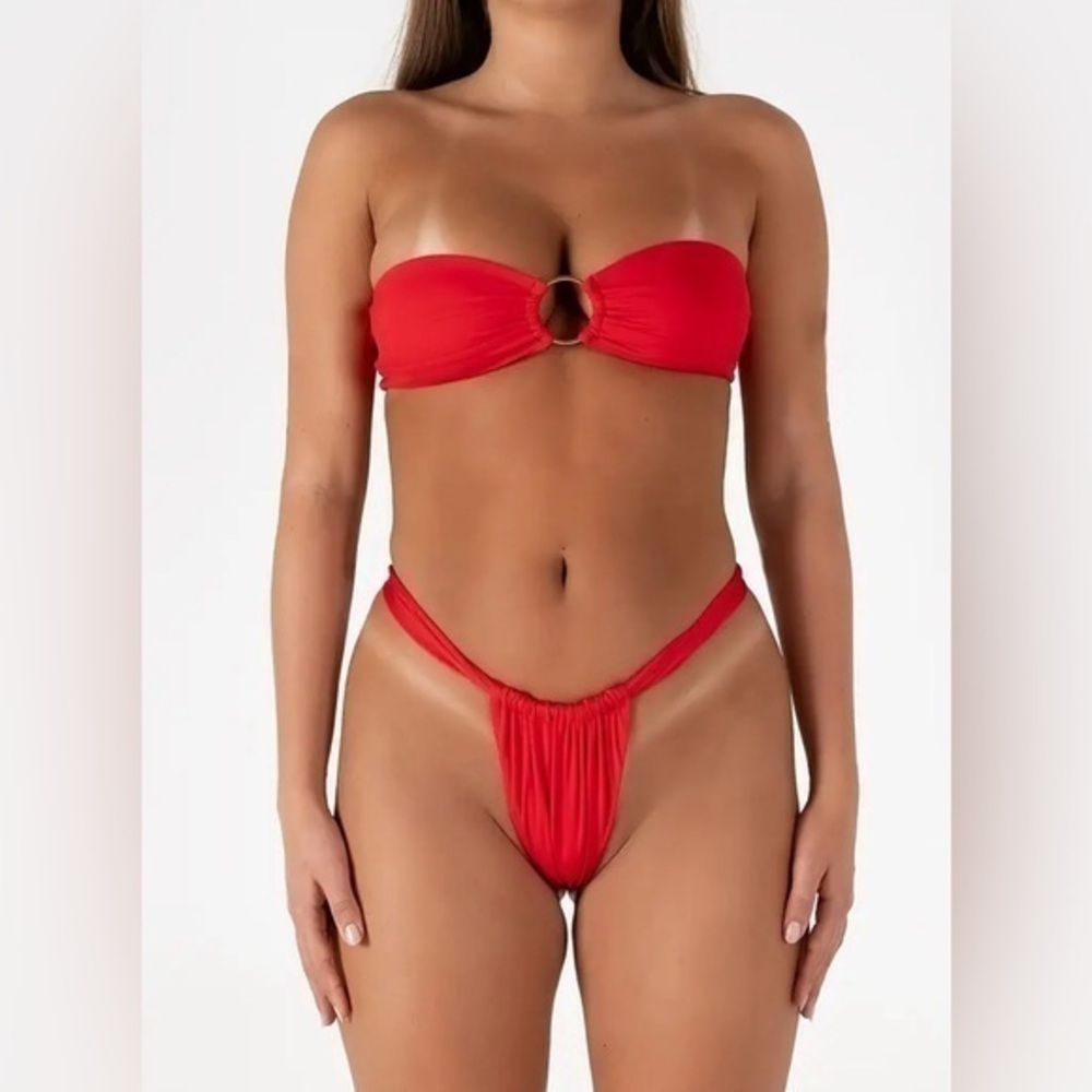 Sexy Solid Color Bikini Set